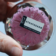 Load image into Gallery viewer, RARE 1970s Scottish STRATHEARN Paperweight with Facets and Millefiori Canes. Original Box
