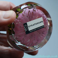 Load image into Gallery viewer, RARE 1970s Scottish STRATHEARN Paperweight with Facets and Millefiori Canes. Original Box
