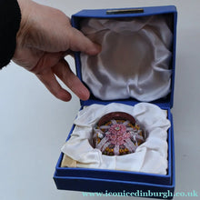 Load image into Gallery viewer, RARE 1970s Scottish STRATHEARN Paperweight with Facets and Millefiori Canes. Original Box
