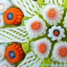 Load image into Gallery viewer, Strathearn Millefiori Canes and Latticino Eight Spoke Paperweight
