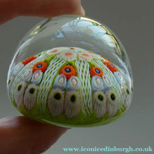 Load image into Gallery viewer, Strathearn Millefiori Canes and Latticino Eight Spoke Paperweight
