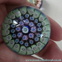 Load image into Gallery viewer, Three Cute MINIATURE Vintage Millefiori Canes Scottish Glass Paperweights
