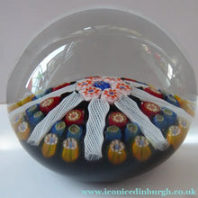 Load image into Gallery viewer, Vintage Scottish Glass Paperweight Lodestar 1980s
