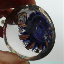 Load image into Gallery viewer, Vintage Scottish Strathearn Paperweight. 12 Half Spokes &amp; Millefiori Canes

