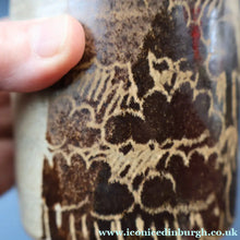 Load image into Gallery viewer, 1980s STUDIO POTTERY. Large Mug with Abstract Floral Motifs. Crich Pottery (Diana Worthy)
