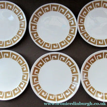 Load image into Gallery viewer, 1970s Susie Cooper Wedgwood Old Gold Keystone Side Plates 
