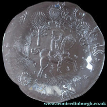 Load image into Gallery viewer, Vintage 1970s Decorative Clear Glass Plate. Dalom Design by Goran Warff for Kosta Boda
