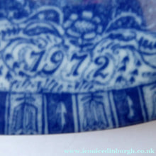 Load image into Gallery viewer, 1970s SWEDISH Wall Plaque by GUNNAR NYLUND for Rorstrand. Julen Blue and White Year Plate 1972
