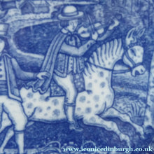 Load image into Gallery viewer, 1970s SWEDISH Wall Plaque by GUNNAR NYLUND for Rorstrand. Julen Blue and White Year Plate 1972
