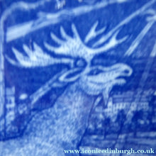 Load image into Gallery viewer, 1970s SWEDISH Wall Plaque by GUNNAR NYLUND for Rorstrand. Julen Blue and White Year Plate 1974

