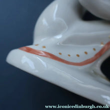Load image into Gallery viewer, UKRAINIAN CERAMICS. Rare 1970s Porcelain Figurine of a Mother and Child Entitled "First Steps"

