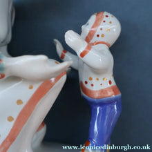 Load image into Gallery viewer, UKRAINIAN CERAMICS. Rare 1970s Porcelain Figurine of a Mother and Child Entitled "First Steps"

