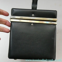 Load image into Gallery viewer, Vintage 1970s South African Stuttafords Black Vanity Case Make Up Case
