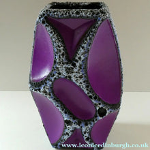 Load image into Gallery viewer, LARGE Vintage 1970s West German Purple Fat Lava Vase: ROTH KERAMIK. 26 cm
