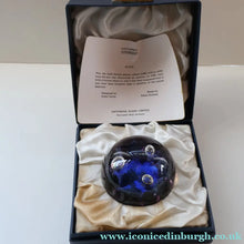 Load image into Gallery viewer, EARLY 1971 Caithness Paperweight PLUTO. Designed by Colin Terris. Limited edition 500
