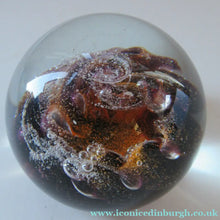 Load image into Gallery viewer, EARLY 1971 Caithness Paperweight "Sun" from the Planets (Third Series). Designed by Colin Terris and Peter Holmes
