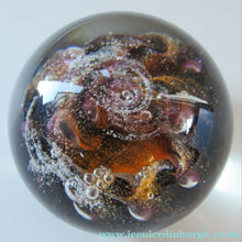 Load image into Gallery viewer, EARLY 1971 Caithness Paperweight "Sun" from the Planets (Third Series). Designed by Colin Terris and Peter Holmes

