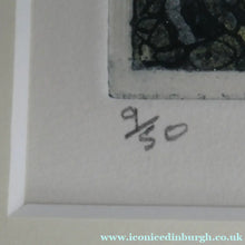 Load image into Gallery viewer, 1971 Etching &amp; Aquatint Entitled "Stone Pool" by Phil Greenwood. Pencil Signed
