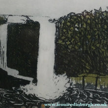 Load image into Gallery viewer, 1971 Etching &amp; Aquatint Entitled "Stone Pool" by Phil Greenwood. Pencil Signed
