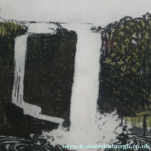 Load image into Gallery viewer, 1971 Etching &amp; Aquatint Entitled "Stone Pool" by Phil Greenwood. Pencil Signed
