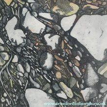 Load image into Gallery viewer, 1971 Etching &amp; Aquatint Entitled "Stone Pool" by Phil Greenwood. Pencil Signed
