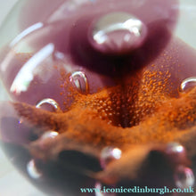 Load image into Gallery viewer, EARLY 1972 Caithness Paperweight SUNFLOWER. Designed by Colin Terris. Limited edition 500
