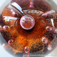 Load image into Gallery viewer, EARLY 1972 Caithness Paperweight SUNFLOWER. Designed by Colin Terris. Limited edition 500
