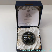 Load image into Gallery viewer, EARLY 1972 Caithness Paperweight TROPICANA (Purple). Designed by Peter Holmes. Limited edition 500
