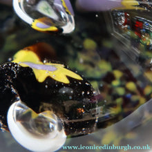 Load image into Gallery viewer, EARLY 1972 Caithness Paperweight TROPICANA (Purple). Designed by Peter Holmes. Limited edition 500
