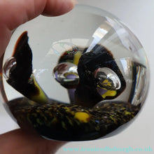 Load image into Gallery viewer, EARLY 1972 Caithness Paperweight TROPICANA (Purple). Designed by Peter Holmes. Limited edition 500
