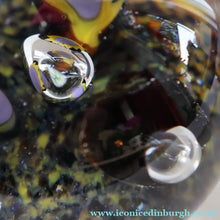 Load image into Gallery viewer, EARLY 1972 Caithness Paperweight TROPICANA (Purple). Designed by Peter Holmes. Limited edition 500
