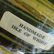Load image into Gallery viewer, Isle of Wight Studio Glass by Michael Harris, c 1973. Squat Tortoiseshell Vase
