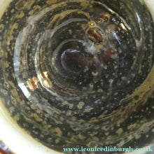 Load image into Gallery viewer, Isle of Wight Studio Glass by Michael Harris, c 1973. Squat Tortoiseshell Vase
