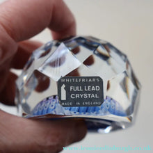 Load image into Gallery viewer, 1973 WHITEFRIARS GLASS Paperweight. Concentric Rings of Millefiori Canes; with Faceted Surfaces. In Original Presentation Box

