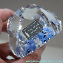 Load image into Gallery viewer, 1973 WHITEFRIARS GLASS Paperweight. Concentric Rings of Millefiori Canes; with Faceted Surfaces. In Original Presentation Box
