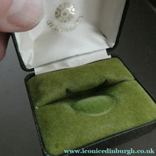 Load image into Gallery viewer, 1975 SCOTTISH Hallmarked Solid Silver &amp; Millefiori CAITHNESS GLASS Large Ring (Size R)
