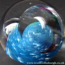 Load image into Gallery viewer, Peter Holmes Caithness Glass Paperweight First Quarter
