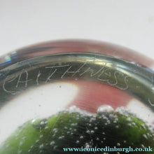 Load image into Gallery viewer, Scottish Caithness Glass Paperweight: NORTH SEA by Colin Terris 1976. SPECIAL ISSUE - Paperweight
