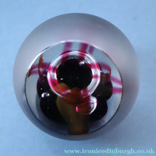 Load image into Gallery viewer, Fabulous LIMITED EDITION Scottish Caithness Glass Paperweight: Space Flower by Colin Terris; 1976
