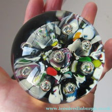 Load image into Gallery viewer, Vintage Scottish Caithness Glass Paperweight Single Harlequin 1976
