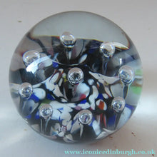 Load image into Gallery viewer, 1976 Ysart Design Paperweight. Single Harelquin Caithness Glass
