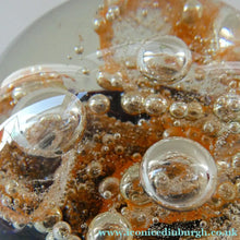 Load image into Gallery viewer, LARGE Vintage 1976 COLIN TERRIS Caithness Glass Paperweight: Sundance
