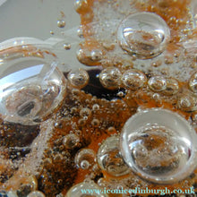 Load image into Gallery viewer, LARGE Vintage 1976 COLIN TERRIS Caithness Glass Paperweight: Sundance
