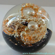 Load image into Gallery viewer, LARGE Vintage 1976 COLIN TERRIS Caithness Glass Paperweight: Sundance
