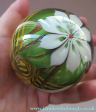 Load image into Gallery viewer, CHRIS BUZZINI 1977 Art Glass Paperweight for Bridgeton Studio, American
