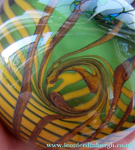 Load image into Gallery viewer, CHRIS BUZZINI 1977 Art Glass Paperweight for Bridgeton Studio, American
