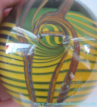 Load image into Gallery viewer, CHRIS BUZZINI 1977 Art Glass Paperweight for Bridgeton Studio, American

