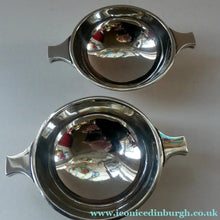 Load image into Gallery viewer, 1970s Scottish Hamilton &amp; Inches Solid Silver Hallmarked Miniature Quaich
