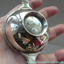 Load image into Gallery viewer, 1970s Scottish Hamilton &amp; Inches Solid Silver Hallmarked Miniature Quaich
