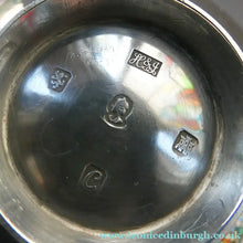 Load image into Gallery viewer, 1970s Scottish Hamilton &amp; Inches Solid Silver Hallmarked Miniature Quaich
